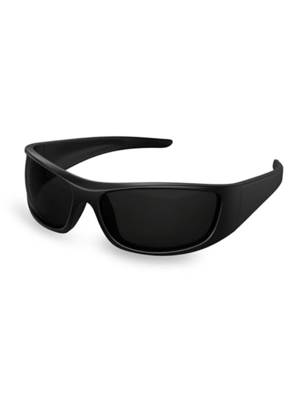 Bloomoak Super Dark Lens Black Polarized Sunglasses|Wrap Around Sport